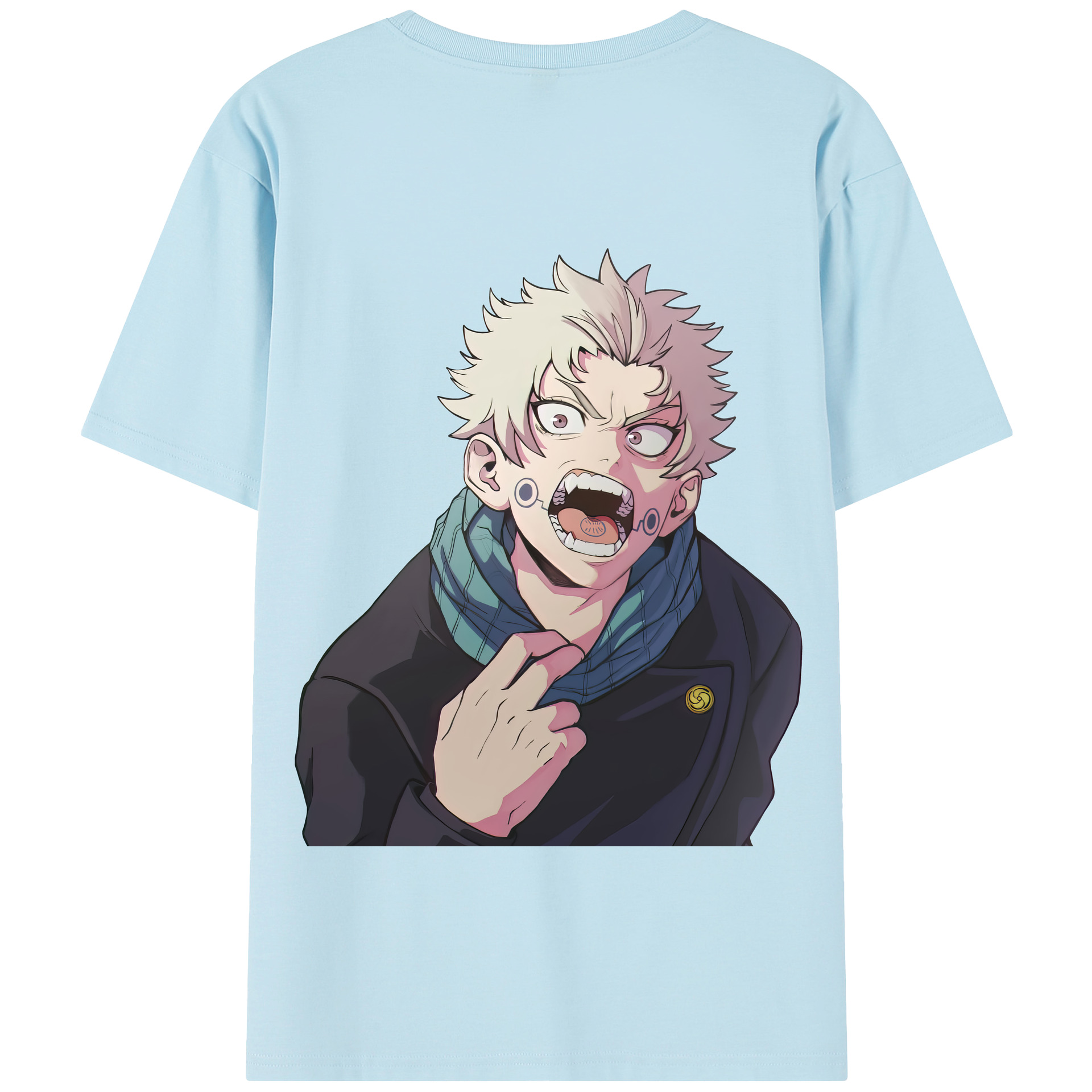 （画像用） 呪術廻戦 Jujutsu Kaisen 綿100％半袖Tシャツ（背面プリント）